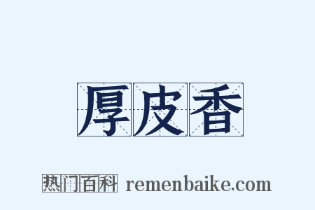 厚皮香是什么意思的图片